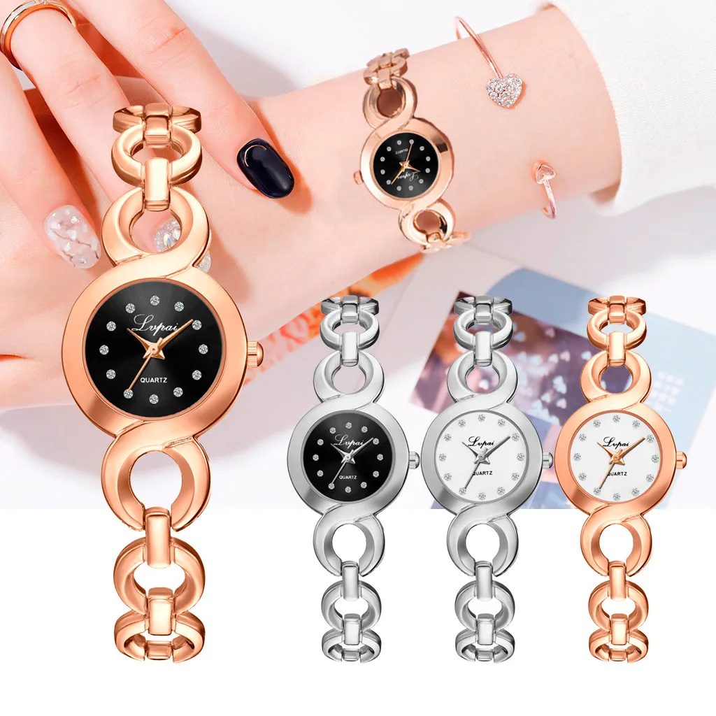 

Fashion Casual Simple Diamond Dial Ring Buckle Strap Ladies Quartz Watch Relogio Feminino Reloj Mujer Bayan Kol Saati #20