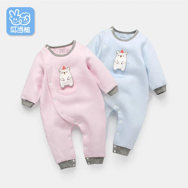 

Dinstry spring and autumn baby romper newborn baby romper baby pajamas clothes