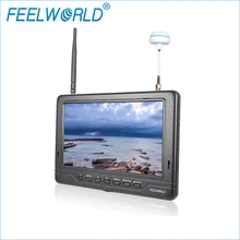 FPV718B 7 Inch IPS FPV Monitor 1024×600 Dual 5.8G 40CH Diversity Receiver Black Feelworld Hdmi Monitor LCD Monitors
