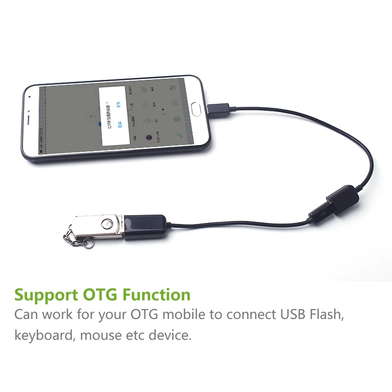 Кабель удлинитель ult best с Micro USB 5Pin штекером на гнездо M/F OTG кабель для
