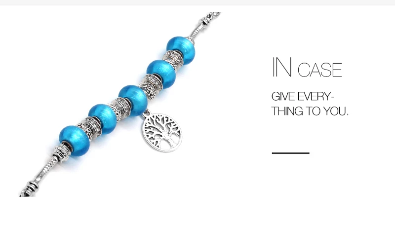 SANYU стиль Модный Fit Pandora браслет темперамент не серебряной глазури бусины Шарм браслет в подарок для женщин BR-1593