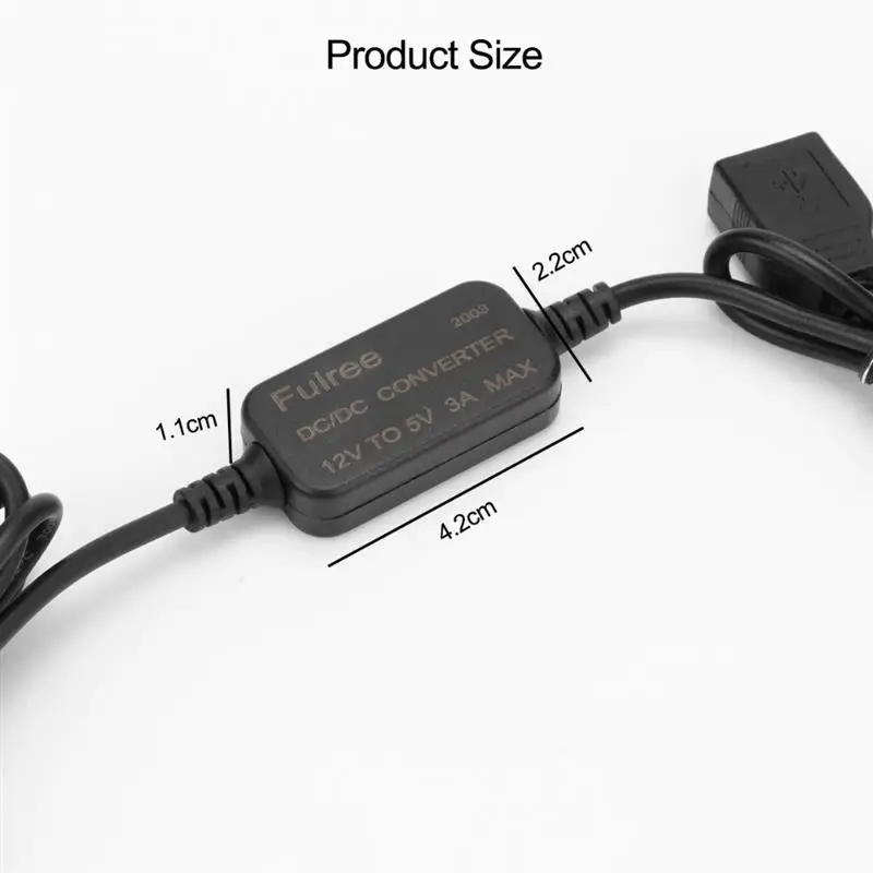 Onever 15 Ватт двойной Напряжение USB адаптер 12 В до 5 В пост преобразователя 3A двойной USB конвертер понижающий модуль автомобильные аксессуары