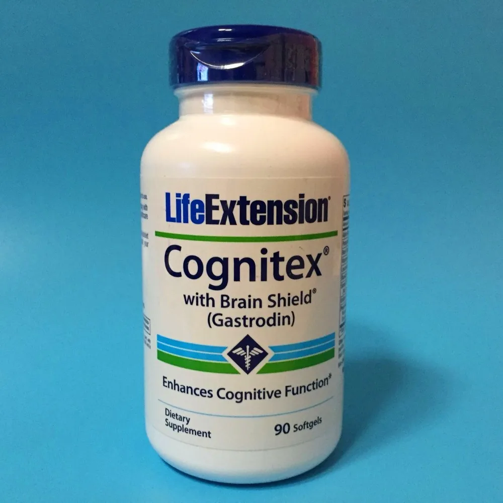 

Free shipping Cognitex with Brain Shield (Gastrodin) 90 pcs