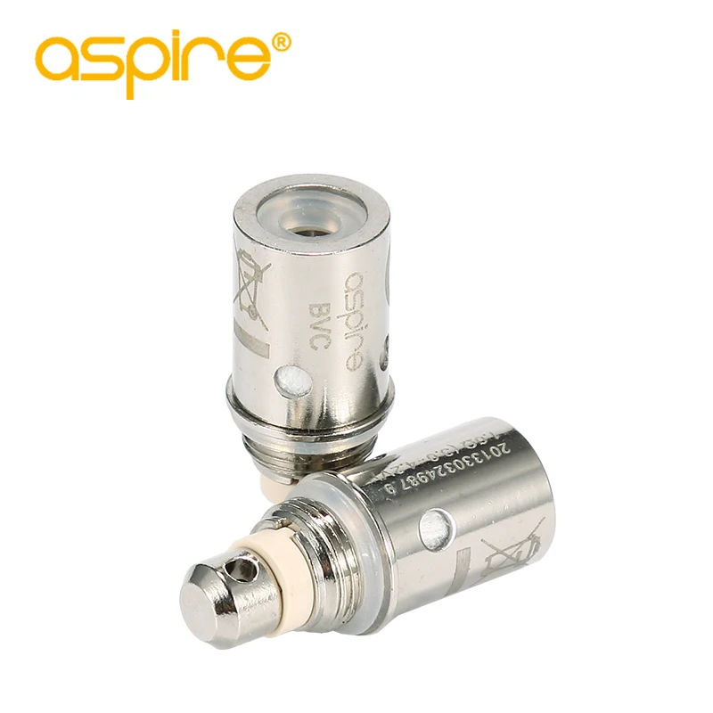 10 шт. Aspire BVC катушки 1,6/1,8/2.1ohm Vape катушка головка для электронной сигареты CE5 ET ET-S Vivi Nova испаритель электронная сигарета катушка