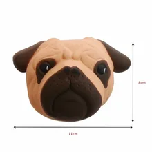 Lovely 11 8 CM Pugs Puppy Little Dog Squishy font b Toy b font Phone Straps