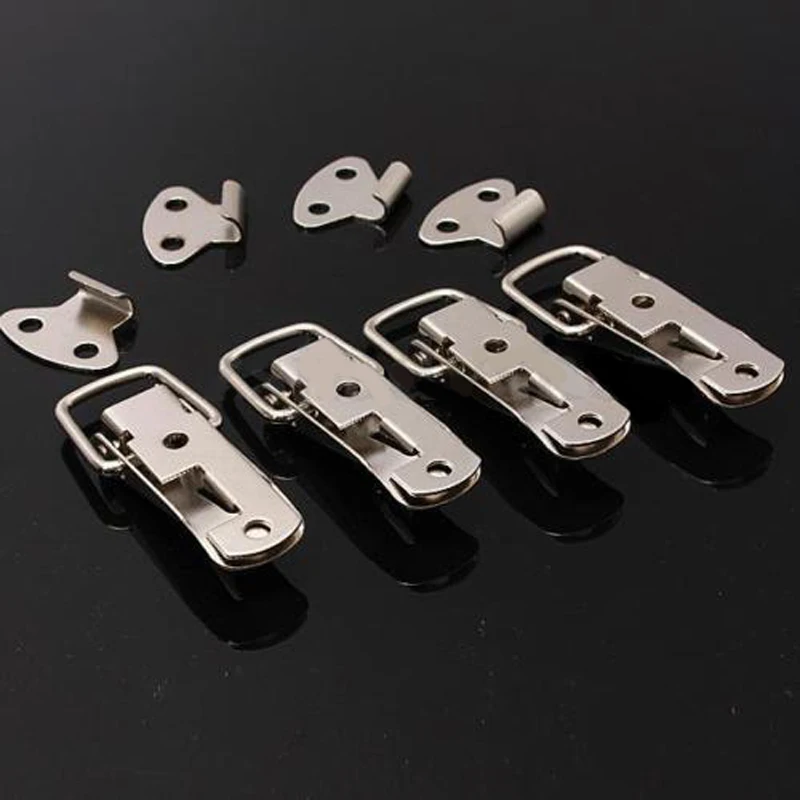 4Pcs Hasp Lock Spring Toggle Latch Catch Lock For Case Chest Box Locks