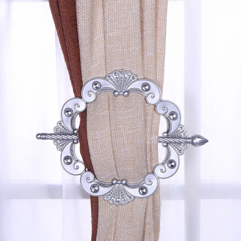 Новое кольцо с диском в римском стиле с пряжкой-кольцом, ювелирное изделие, художественная круглая застежка для занавесок, лента для домашнего интерьера, аксессуары для занавесок, держатель для занавесок, клипсы