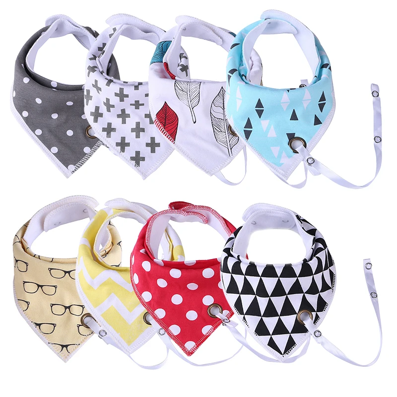 2022 New Cotton Baby Bibs Easy to Carry Nipple Feeding Towel Cartoon Newborn Infants Toddler Triangle Scarf Cute Burp Cloths | Детская