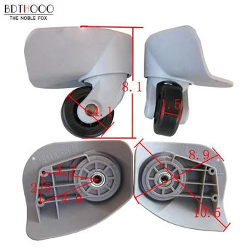 

Replacement Luggage Wheels for Suitcases Repair hand Travel Accessories Wheels Parts Trolley Replacement Rubber A05-JYL