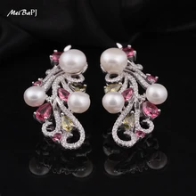 

[Yinfeng] 925 Silver Freshwater Pearl Stud Earring Natural Pearl Phoxe Stud Earrings Pearls Jewelry For Women Factory price
