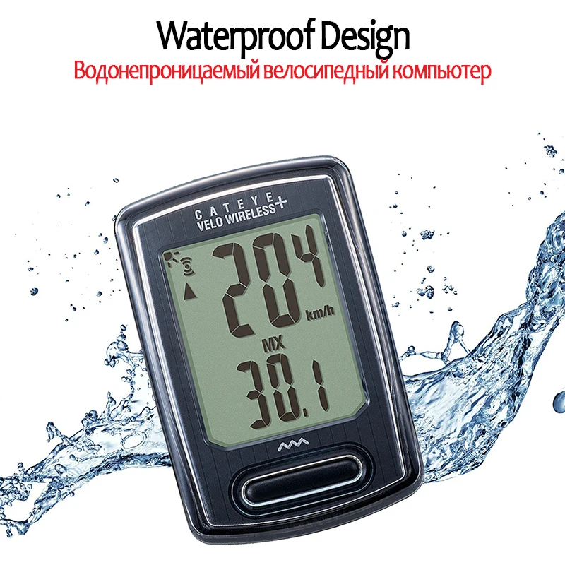 

CATEYE Bicycle Computer Cycling Bike Wireless Speedometer Stopwatch Bicycle Waterproof Backlight Speed Sensor Odometer Computer