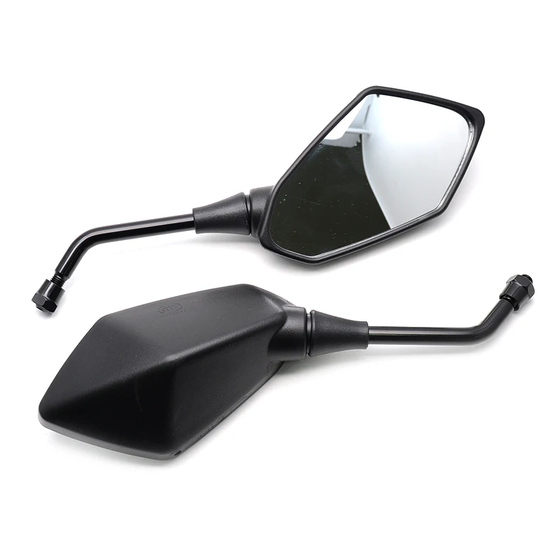 Black Motorcycle ABS Side Rearview Mirrors For Kawasaki Z750 Z1000 ER