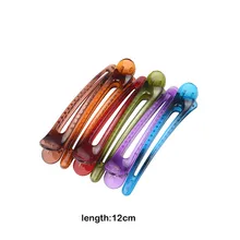 12 шт. заколки для волос в виде утки Женская заколка для волос для девочек разноцветные пластиковые заколки для волос в виде зубов утки парикмахерские шпильки