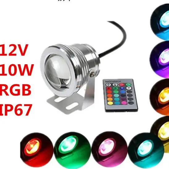 10 W 12 V LED subacuática RGB Led impermeable IP65 iluminación al aire libre fuente Focos led piscina lámpara Lights16 color 10 W 12 V LED subacuática RGB Led impermeable IP65 iluminación al aire libre fuente Focos led piscina lámpara Lights16 color