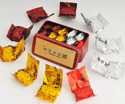 

4 different flavors famous tea milk tea oolong tea tieguanyin natural organic slimming tea Tikuanyin gift 10pcs/box