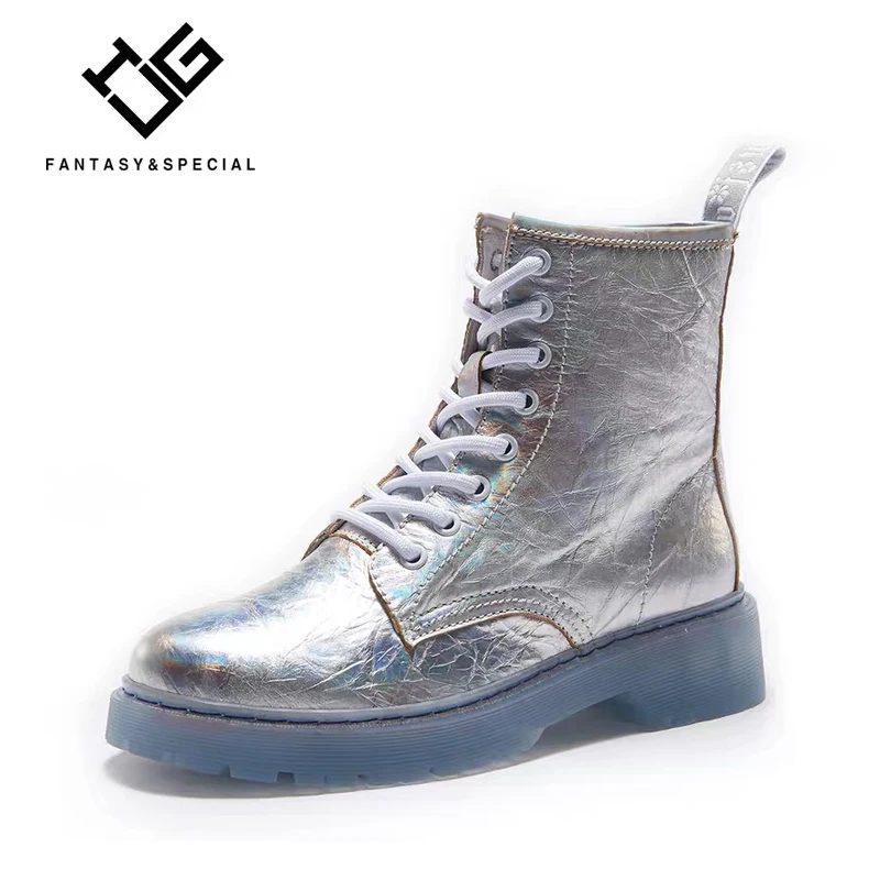 

IGU Women Martin Boots Genuine Leather Ankle Boots Fashion 2019 Winter Snow Boots Keep Warm Women Shoes Female Botas Femininas