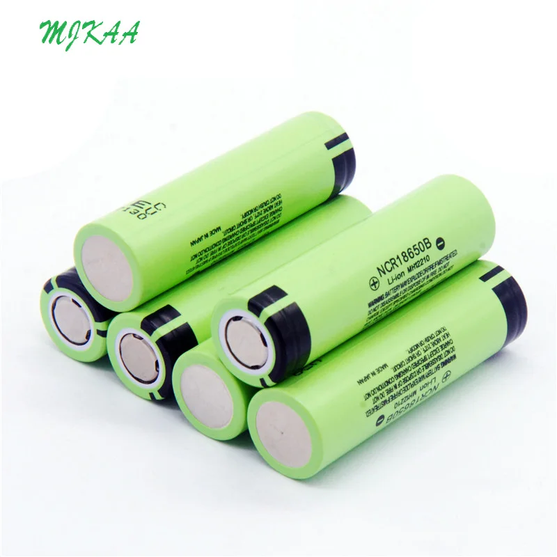 MJKAA NCR 18650 3,7 V 3400 mAh NCR18650B литиевая аккумуляторная батарея для фонариков