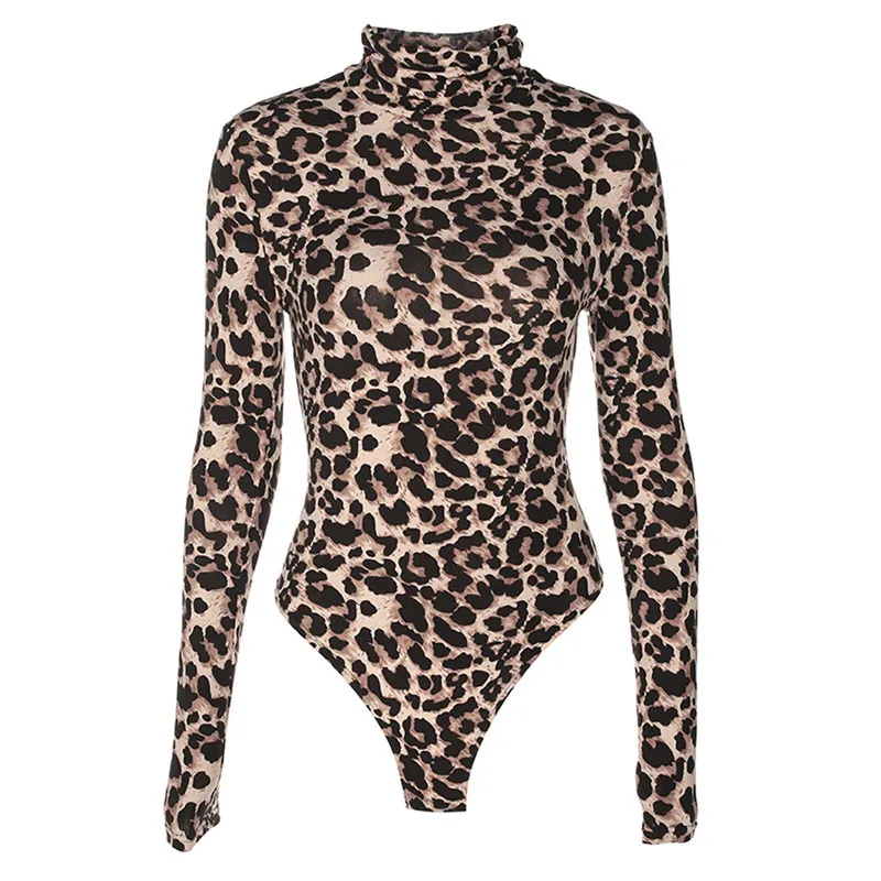 Aliexpress.com : Buy S L Leopard Bodysuit for Women Sexy Bodycon Skinny ...