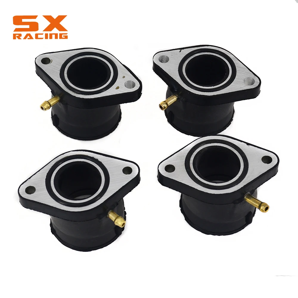 Motorcycle Glue Carb Intake Carburetor Interface Adapter Connector Pipe