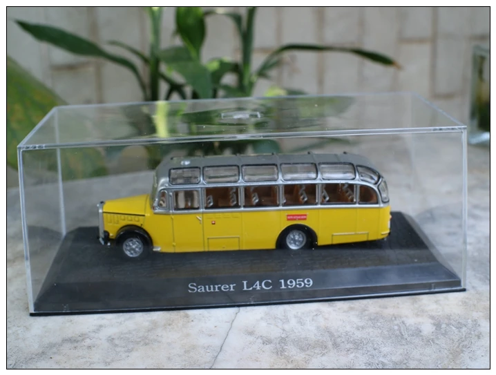 Высокая моделирования saurer L4C 1959 автобус, 1: 72 модели автомобилей из сплава, металлические литья под давлением, Коллекция игрушечных автомобилей