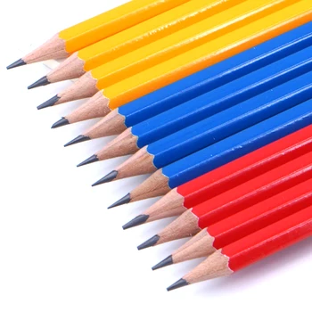 

Deli Lead Pencil 2B HB Pupils Writing Pencil Wooden Hexagonal Penholder Student Writing and Art Painting Pencil Writing Supplies