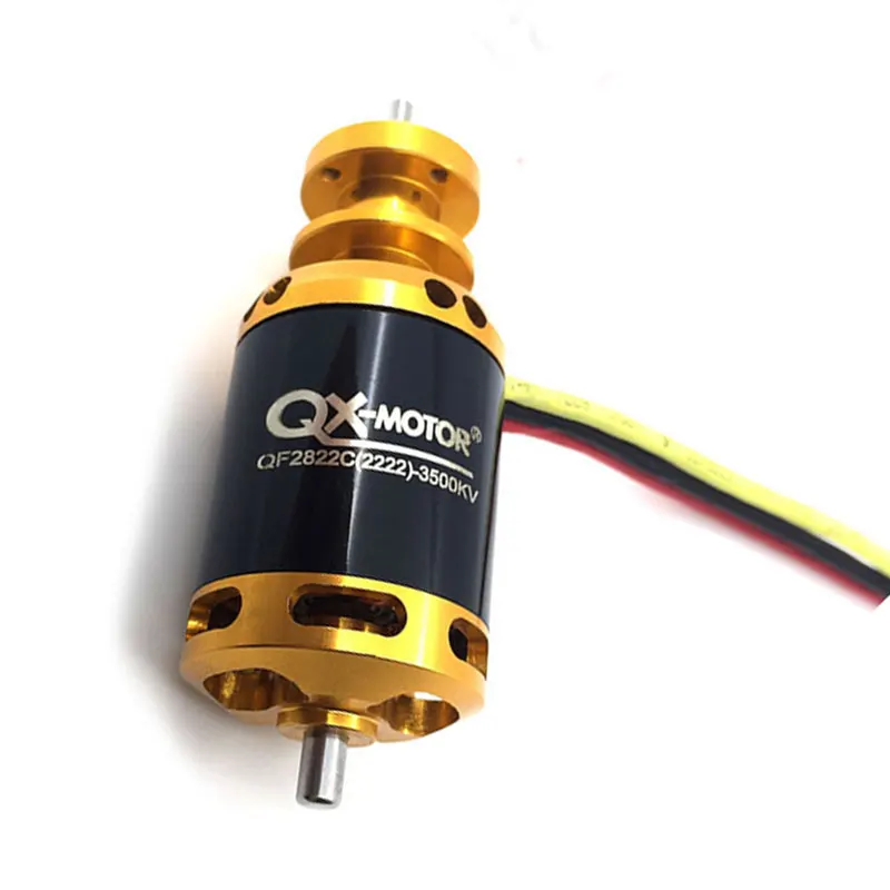 QX MOTOR 64 мм бесщеточный двигатель 12 лезвий импеллер струйный EDF QF2822 3500KV 4S Lipo для
