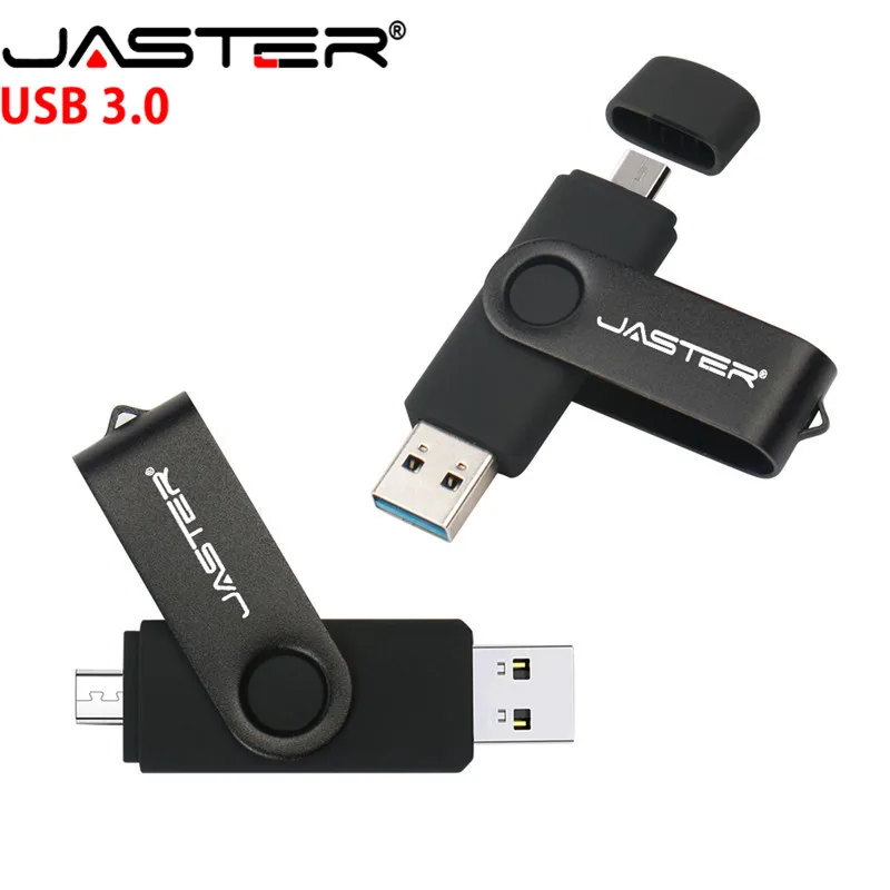 JASTER OTG флеш-накопитель Usb 3,0 128 Гб 64 ГБ высокоскоростной Usb накопитель 4 ГБ 16 ГБ 32 ГБ карта памяти Флешка для Android Mobile