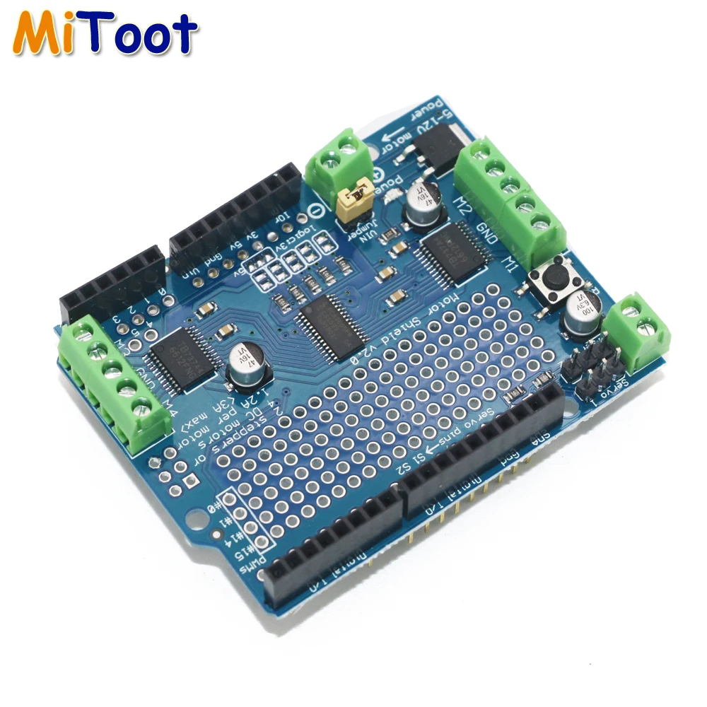Стандартный межсоединений интегральных схем I2C TB6612 Mosfet шаговые двигатели PCA9685