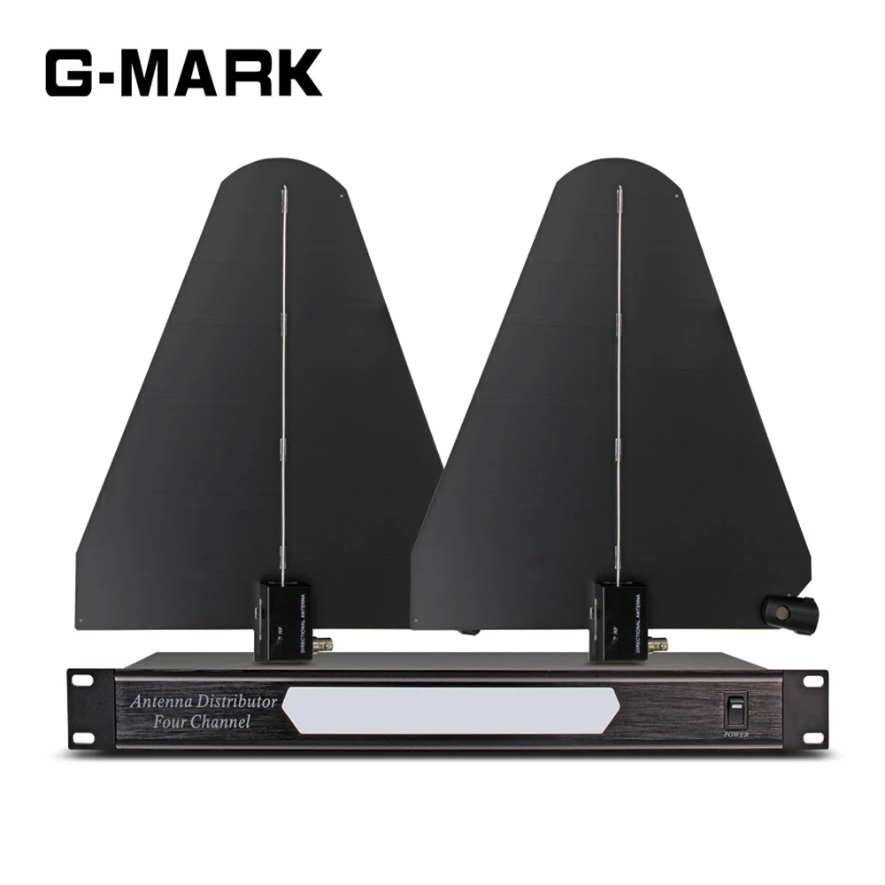G MARK UA845 professional antenna distribution system Directional Antenna Distributor amplifier for 4 Sets Wireless Microphone