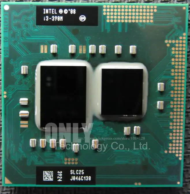 free shipping Laptop CPU i3-390M 3M Cache, 2.66GHz, i3 390M , SLC25 scrattered PGA988 cpu socket