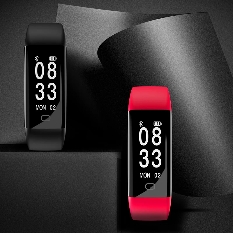F09 умный Браслет HR фитнес трекер Bluetooth Смарт спортивный браслет для Xiaomi IOS Android