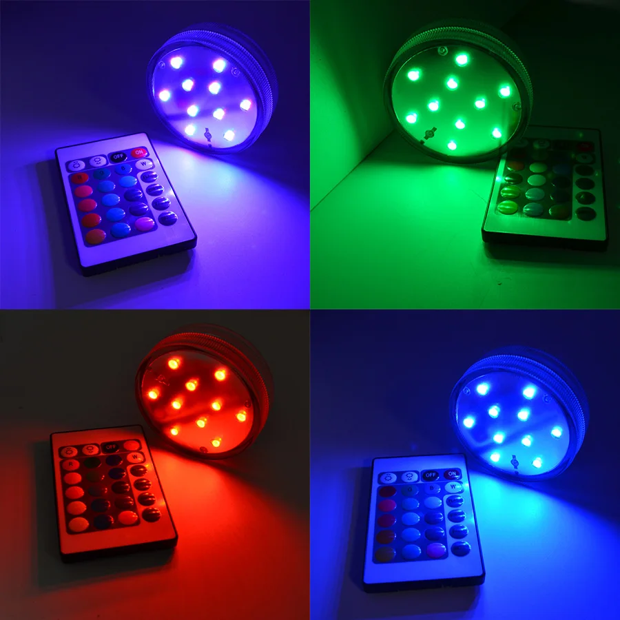 RGB погружной светодиодный подводный светильник IP67 водонепроницаемый для