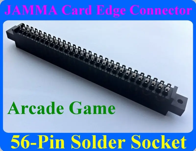 

Arcade JAMMA Card Edge Connector 56-Pin Solder Socket for 56-Pin JAMMA harness