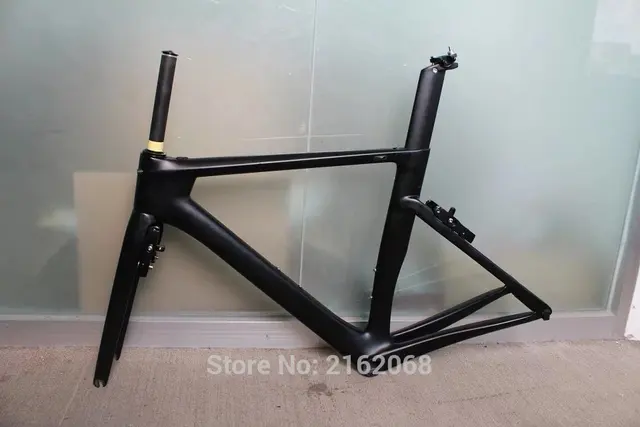 Cheap 2016 Newest 700C Road bike matte UD full carbon fibre bicycle frame with brake+fork+seatpost+headsets lightest parts Free ship