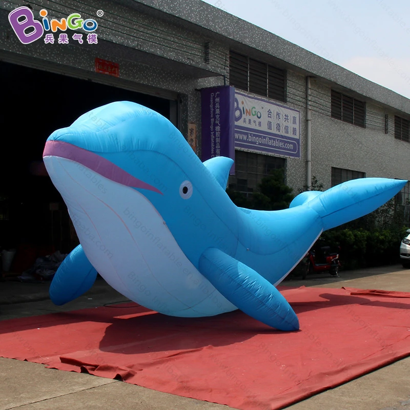 giant inflatable dolphin