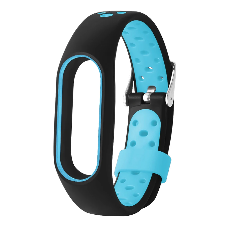 Вентилируемый силиконовый ремешок для часов Xiaomi Mi Band 2 умный Браслет аксессуары