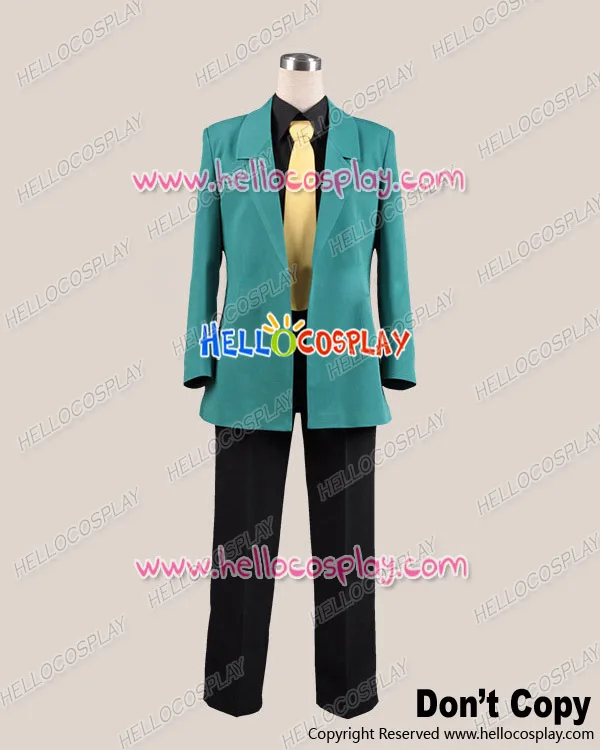 Lupin III il terzo 3 ° Cosplay aresser Lupin Costume Green Ver H008 -  AliExpress Novelty \u0026 Special Use