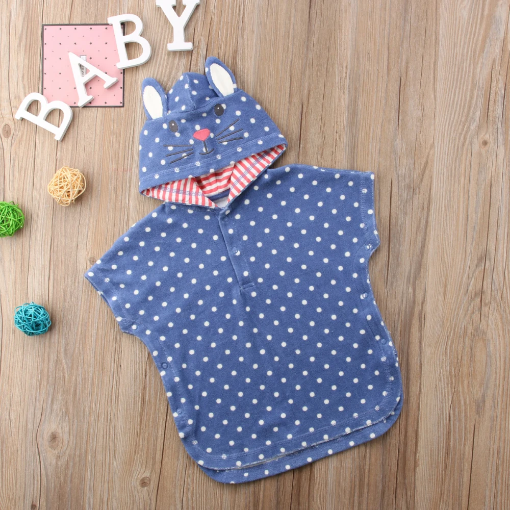 bikini cover up pants 3Colors Summer Kids Toddler Beach Hooded Cover Up Child Soft Cartoon Poncho Girl Boy Swim Beach Bath Wear Kids Bathrobe 1-6Y long flowy beach dress