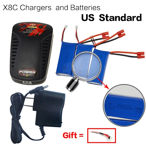 Free shipping Syma X8C X8W X8G Spare part font b RC b font Quadcopter 3x 7