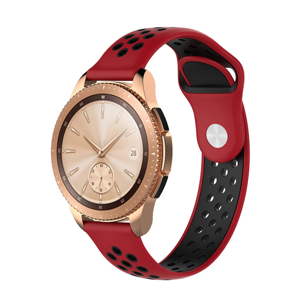Силиконовый ремешок для Xiaomi Huami Amazfit Stratos 2 Pace Smart Watch Band 22 мм спортивный ремешок для samsung gear S3 huawei GT Active - Цвет: 12