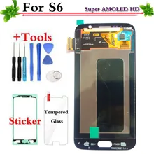 

100% Warranty For Samsung GALAXY S6 G920 G920F Super AMOLED LCD Display Touch Screen Digitizer Assembly