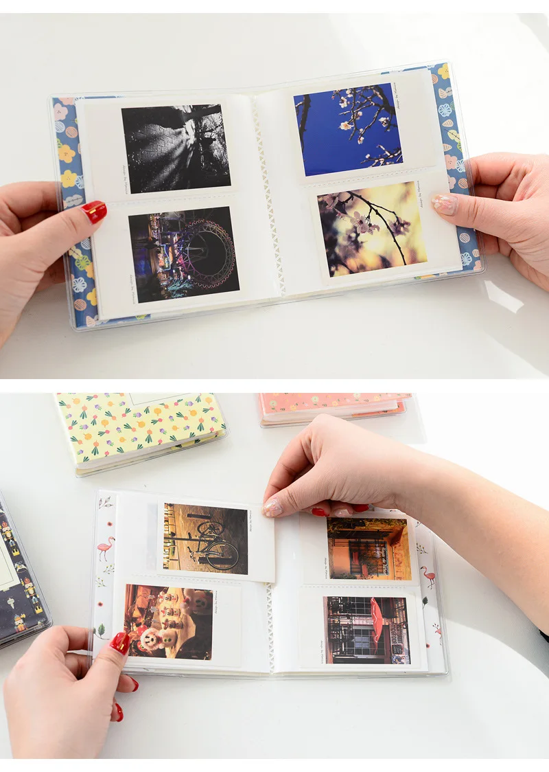 Новое поступление(6 стилей на выбор) фотоальбом с мультяшным рисунком для детей, милый мини-альбом, вмещает 64 фотографии Fujifilm Instax Mini camera Album