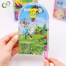Карманная мраморная игровая машина, детские развивающие игрушки, настольная игра, лабиринт, фиджет, ролик, игрушки, Настольный ручной пинбол, машина LYQ