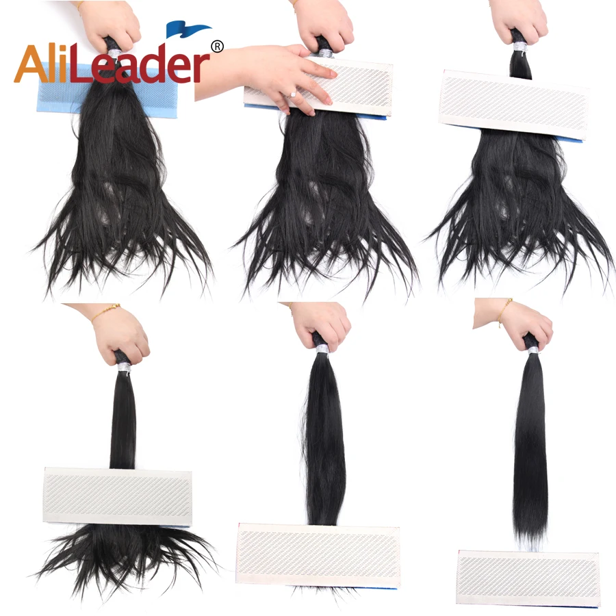 Alileader Drawing Board Hair Holder Drawing Mat Pu Skin Pad Holder For bulk hair extension tools 30cm*9cm/27cm*9cm/24cm*9cm