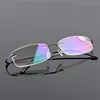 Superelastic Foldable Reading Glasses For Elder Rimless Ultra-light Memory Alloy Frameless Eyeglasses Rectangular Eyewear ► Photo 2/6