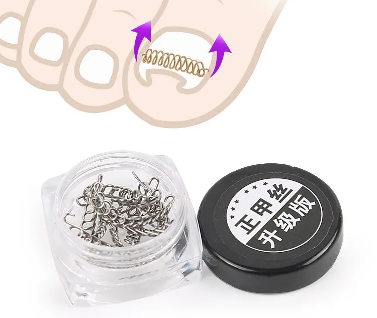 

12pcs Ingrown Toe Nail Correction Wire Fixer Pedicure Paronychia Recover Toenails Corrector Foot Care Tool