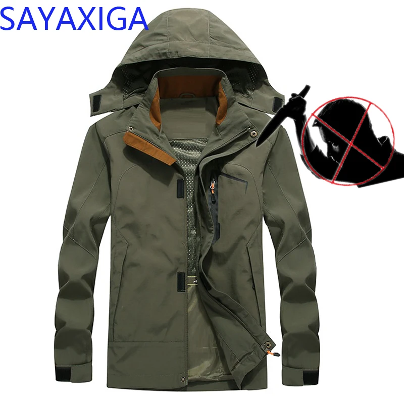 

Self Defense Tactical gear anti-cut knife cut-resistant clothing thorn stab-proof jacket coat security clothing chaqueta hombre