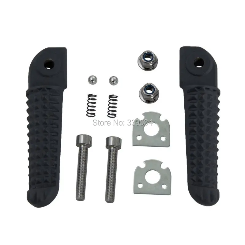 

Black Rear Motorcycle Footrest Foot Pegs Fits For Yamaha YZF-R1 2002-2012 YZFR6
