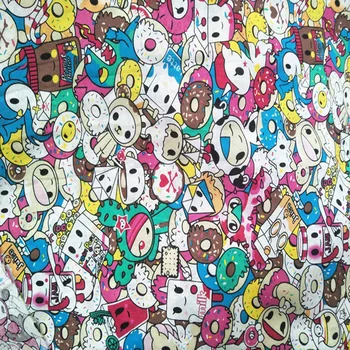 

Wide 145cm Beautiful 100% Cotton Fabric Unicorn tokidok Printed Fabric Quilting Patchwork Sewing Material Diy Chiildren Dress