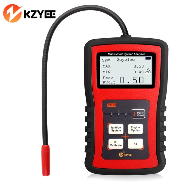 Buy KZYEE KM20 Multi system Ignition Analyzer Tester Measure RPM Spark Volt